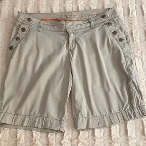 Khaki Bermuda shorts